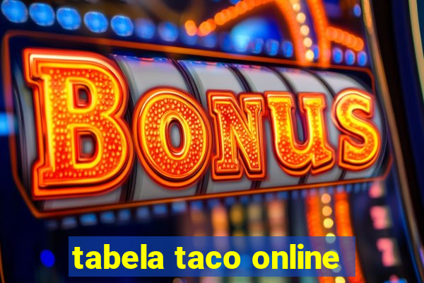 tabela taco online